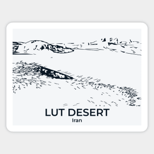 Lut Desert - Iran Magnet